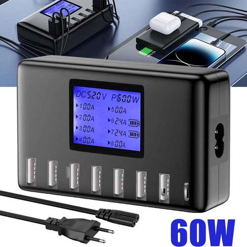 Usb ladestation - 60, w