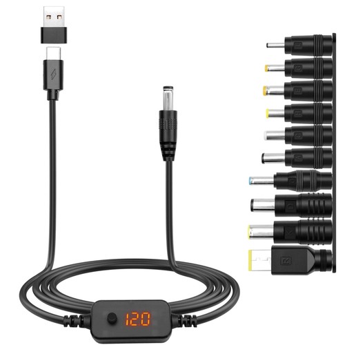 Usb dc adapterkabel - usb-c, zu