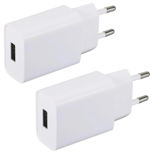 Pack usb mains charger 2a - 2-pack,