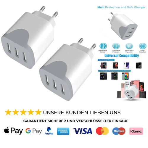 Usb ladeadapter stück 3 - 2,